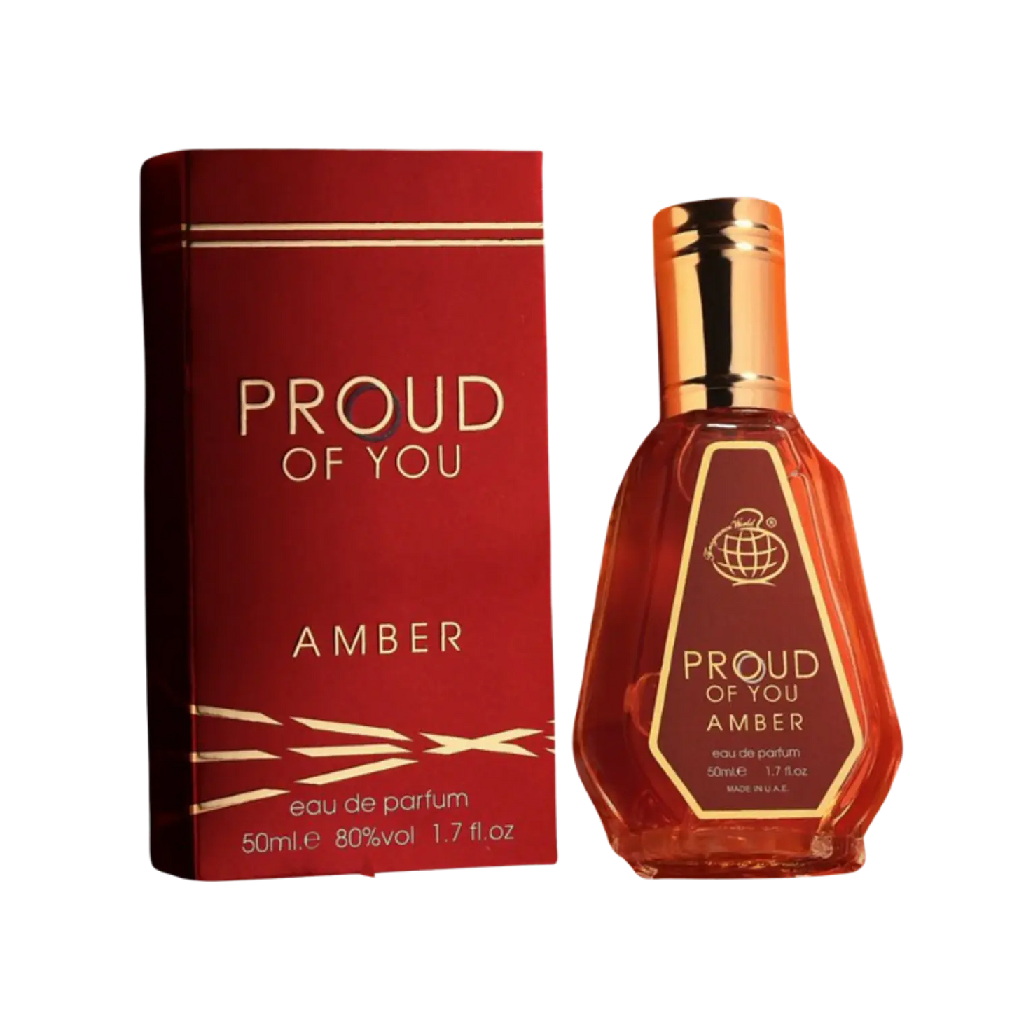 FRAGRANCE WORLD PROUD OF YOU AMBER UNISEX EDP 50ML