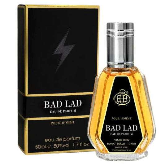 FRAGRANCE WORLD BAD LAD PARFUM MEN EDP 50ML